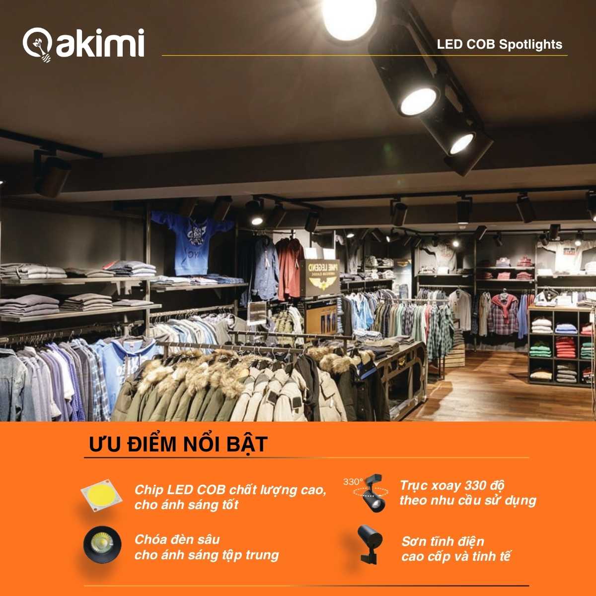 đèn rọi ray – giải pháp vừa đẹp, vừa hiệu quả để “biến không gian quán của bạn thành nơi khách muốn ở lại thật lâu.”